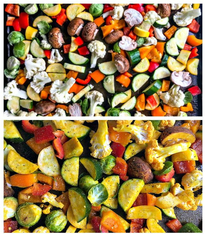 These red palm oil roasted winter vegetables are a healthy and tasty side dish you can easy whip up any day of the week. The red palm oil is a superfood and coupled with seasonly vegetables makes for a healthy dish.