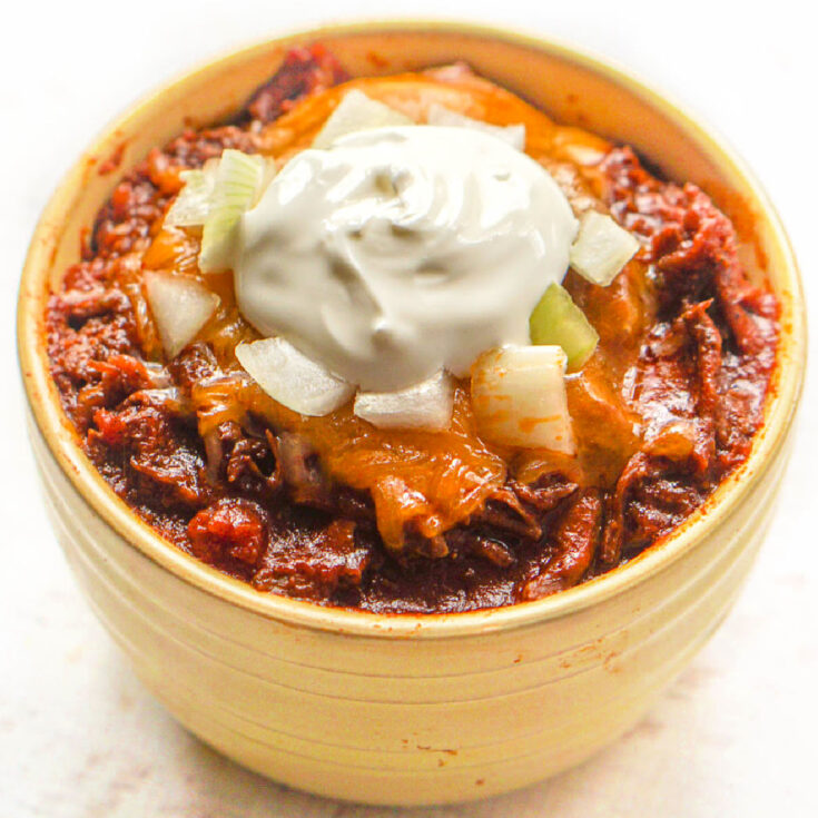 Easy Shredded Beef Chili in the Instant Pot or Slow Cooker My Life