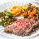 This is an easy low carb Christmas dinner that you can easy make for your family this holiday season. Prepare the side dishes the night before and all you need to do is make the roast which I have tips to show you.