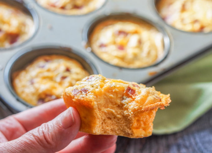 If you are looking for an easy grab and go breakfast, try this low carb buffalo bacon egg muffins. Make a big batch and store the in the refrigerator. Just heat up for about 15 seconds in the microwave and you have a healthy low carb breakfast!