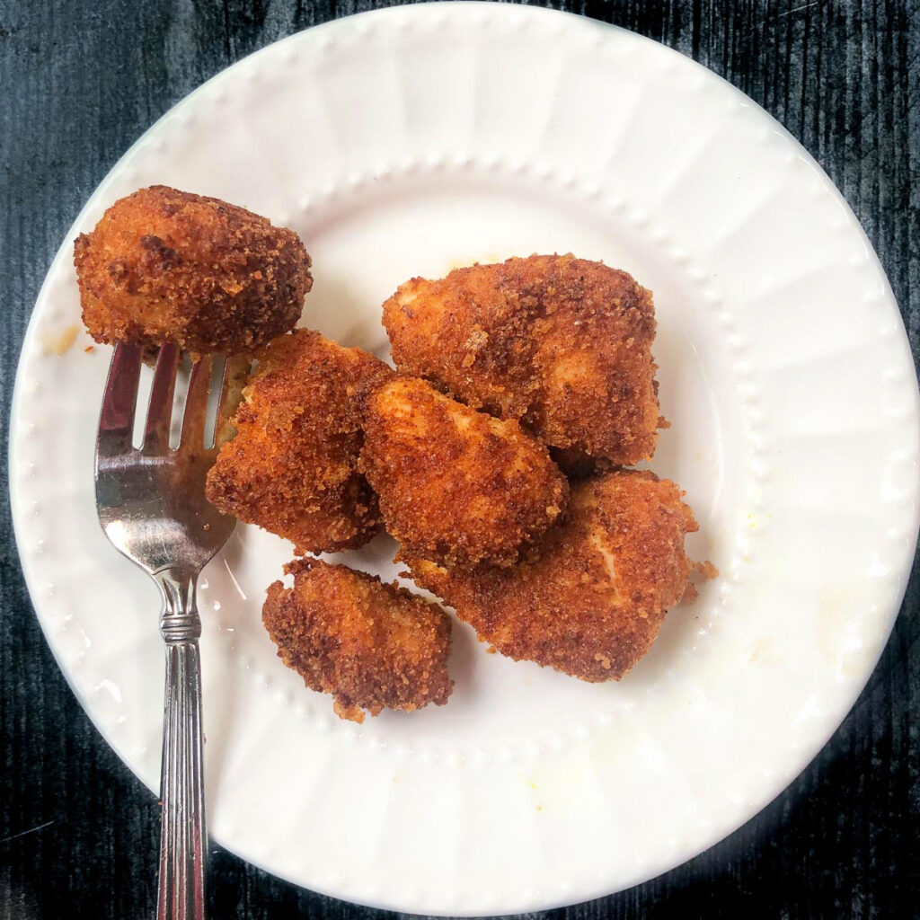 Air Fryer Keto Chicken Nuggets Recipe - gluten free and low carb!