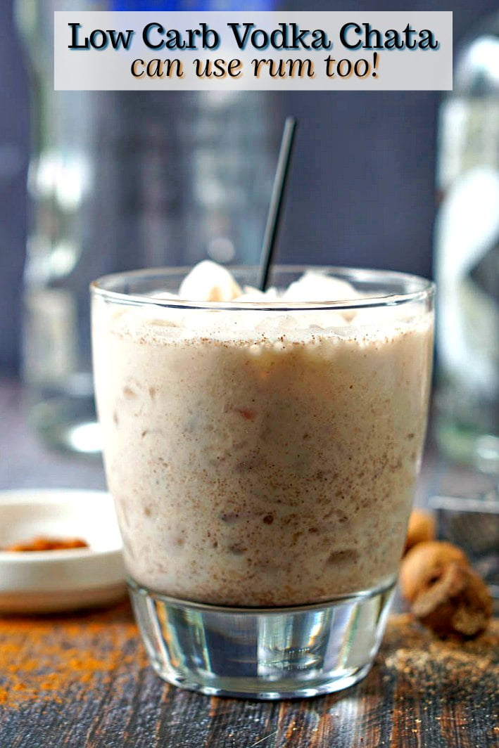 Keto RumChata Cocktail Recipe easy drink recipe using vodka or rum!