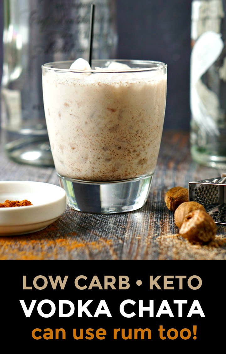 Keto RumChata Cocktail Recipe easy drink recipe using vodka or rum!