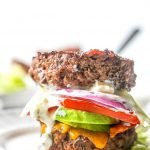 Fat Tuesday Keto Burger with text