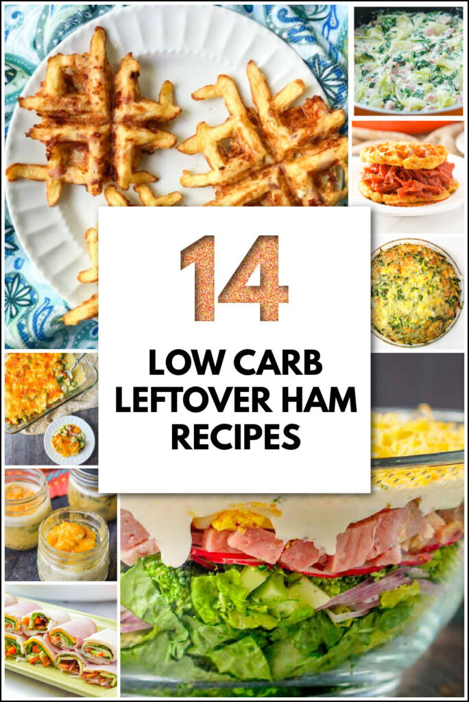 ham recipes collage with text