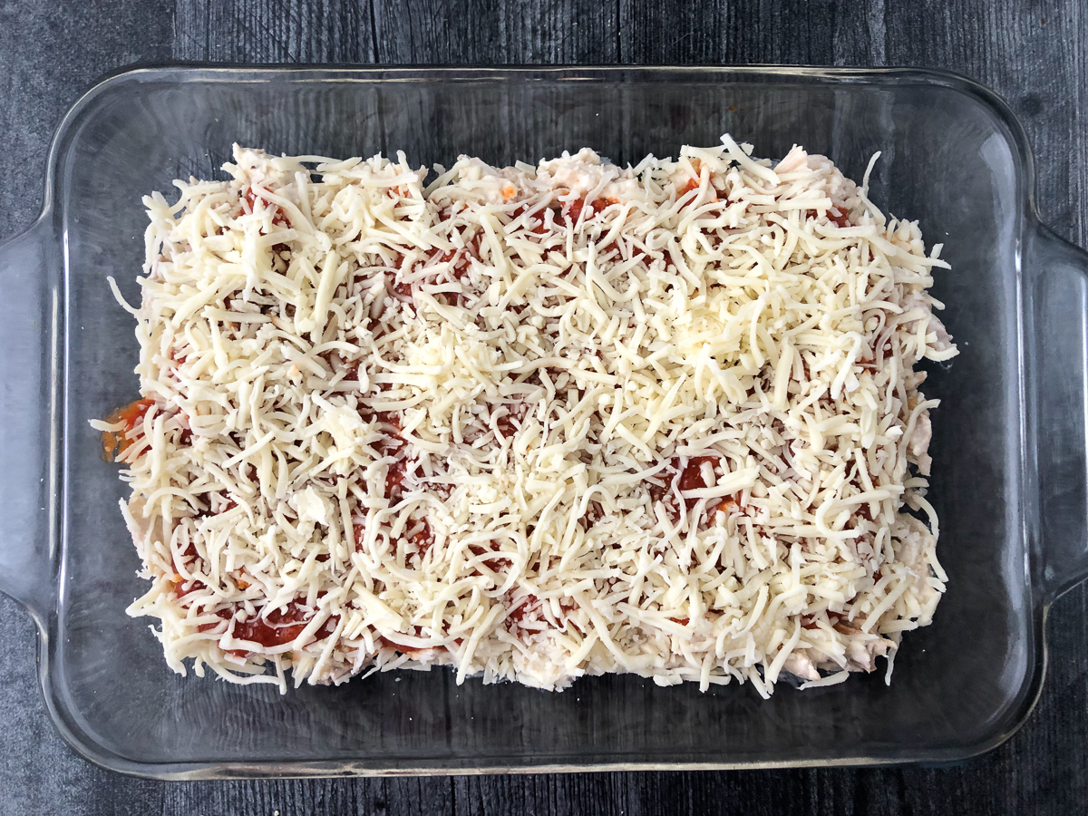 Keto Chicken Parmesan Casserole - great low carb chicken dinner!