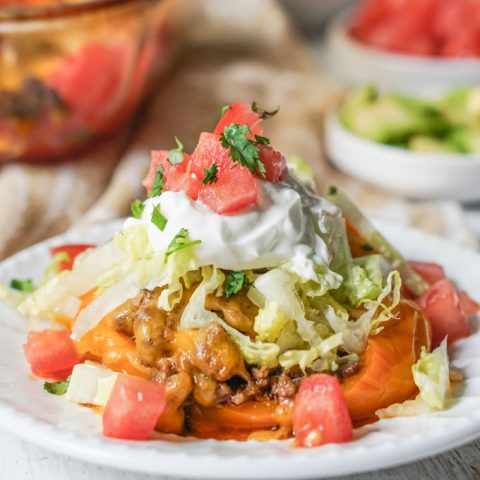 Low Carb Taco Stuffed Peppers