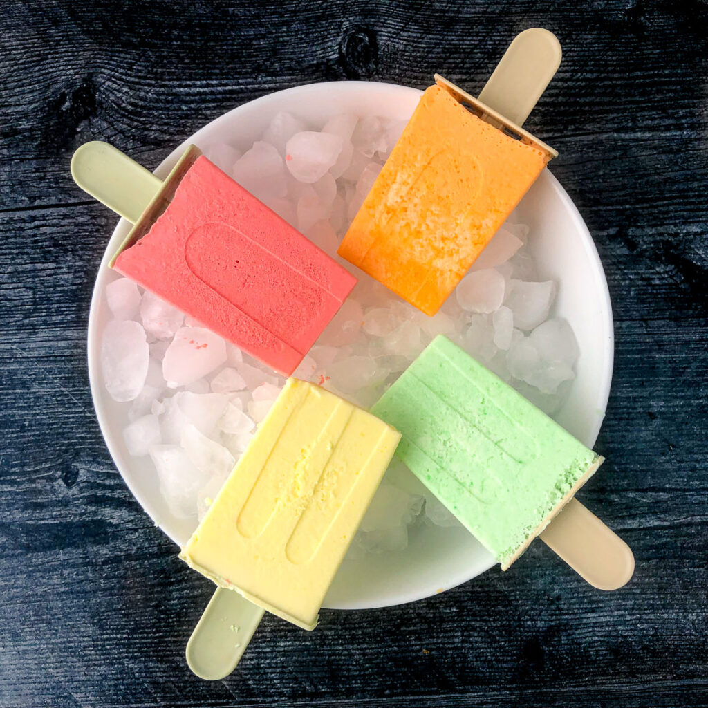 Fruit Juice Pops (Ready In 7 Minutes)