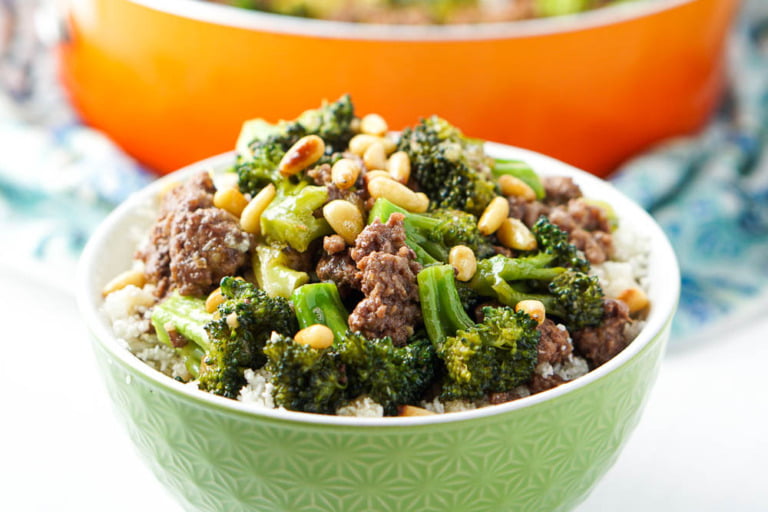 Keto Ground Beef and Broccoli Recipe easy keto dinner in 15 minutes!