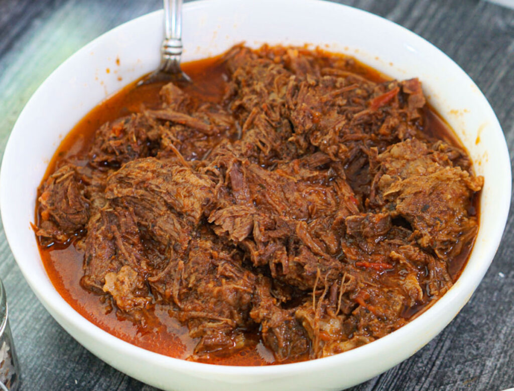 Instant Pot Shredded Beef - low carb dinner with Italian flavors!