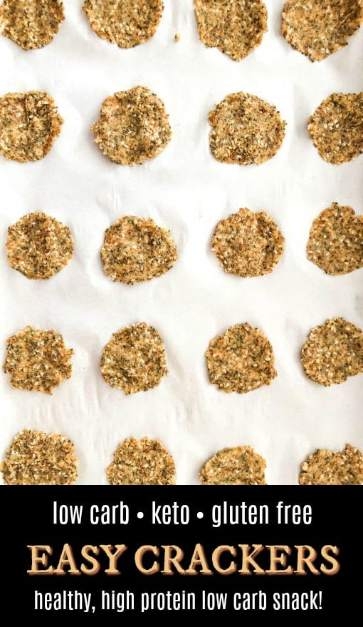 Easy Low Carb Crackers For A Healthy, High Protein Low Carb Snack! My Life Cookbook