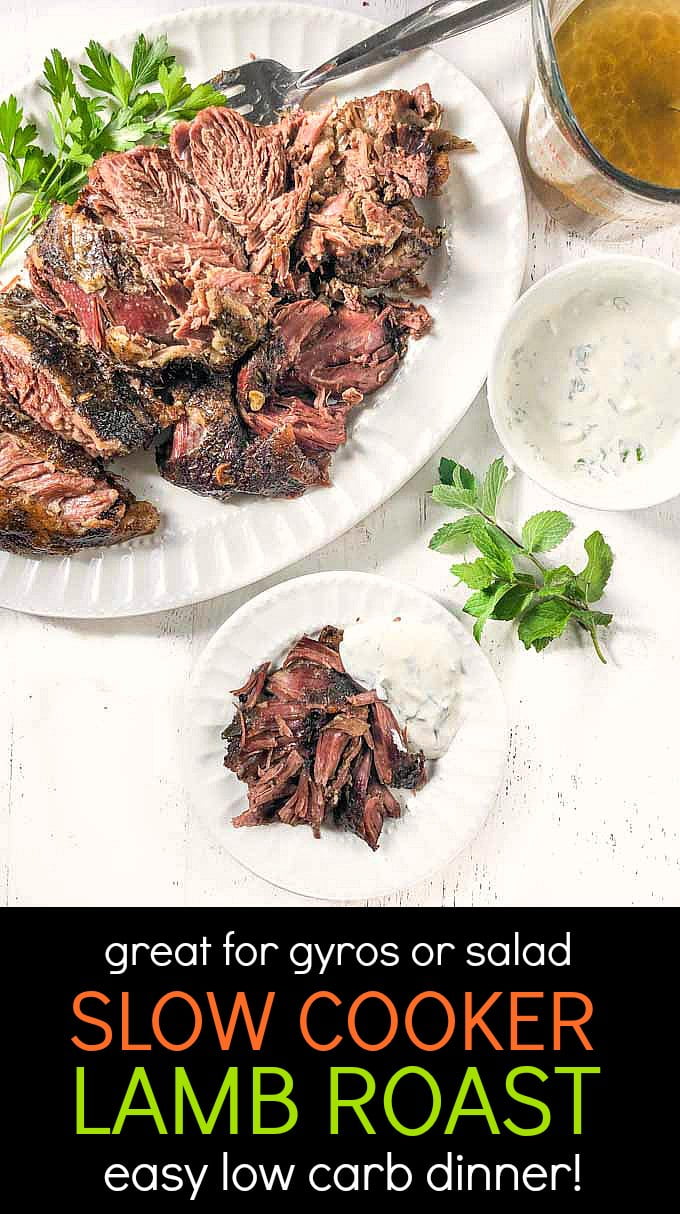Tender Slow Cooker Lamb Recipe Great For Gyros Or Lamb Salad! My