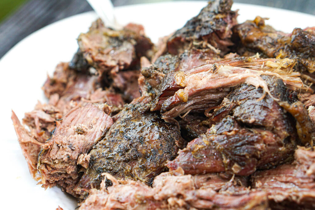 Slow Cooker Greek Lamb Recipe for gyros or low carb salads!