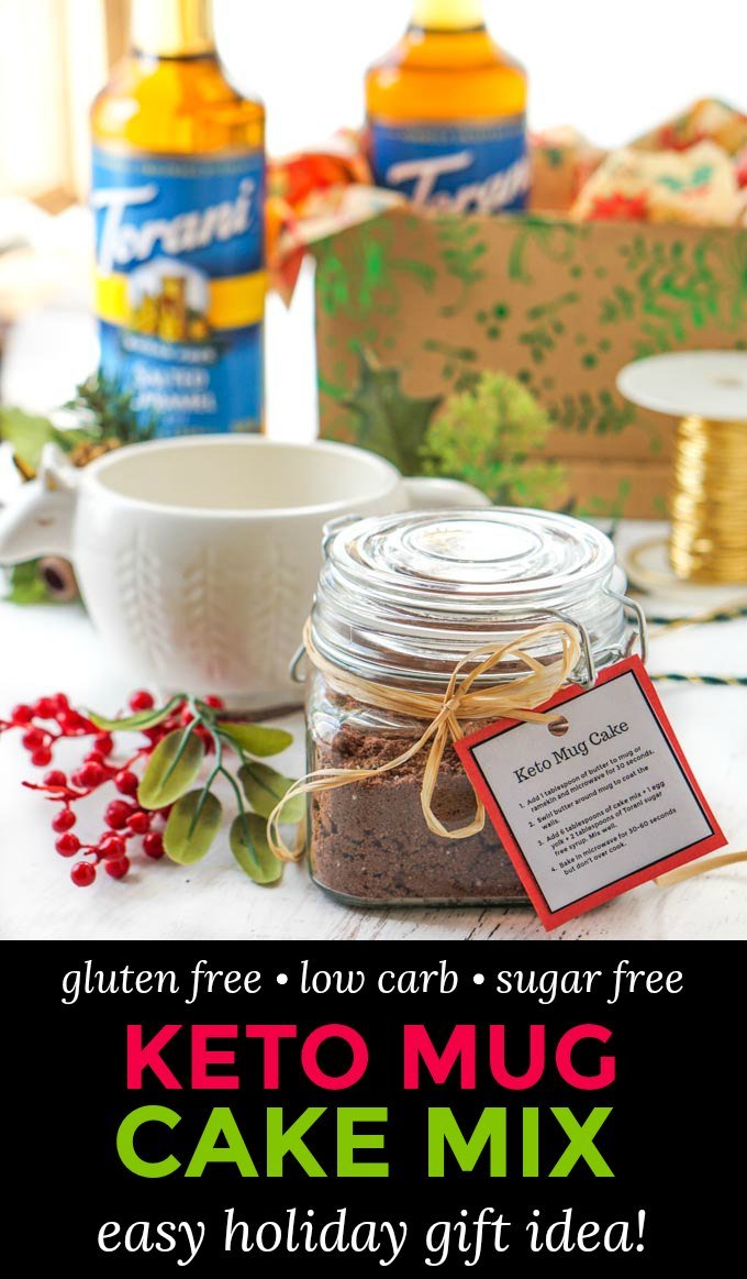 Homemade Keto Mug Cake Mix Easy Low Carb Gift For The Holidays! My Life Cookbook