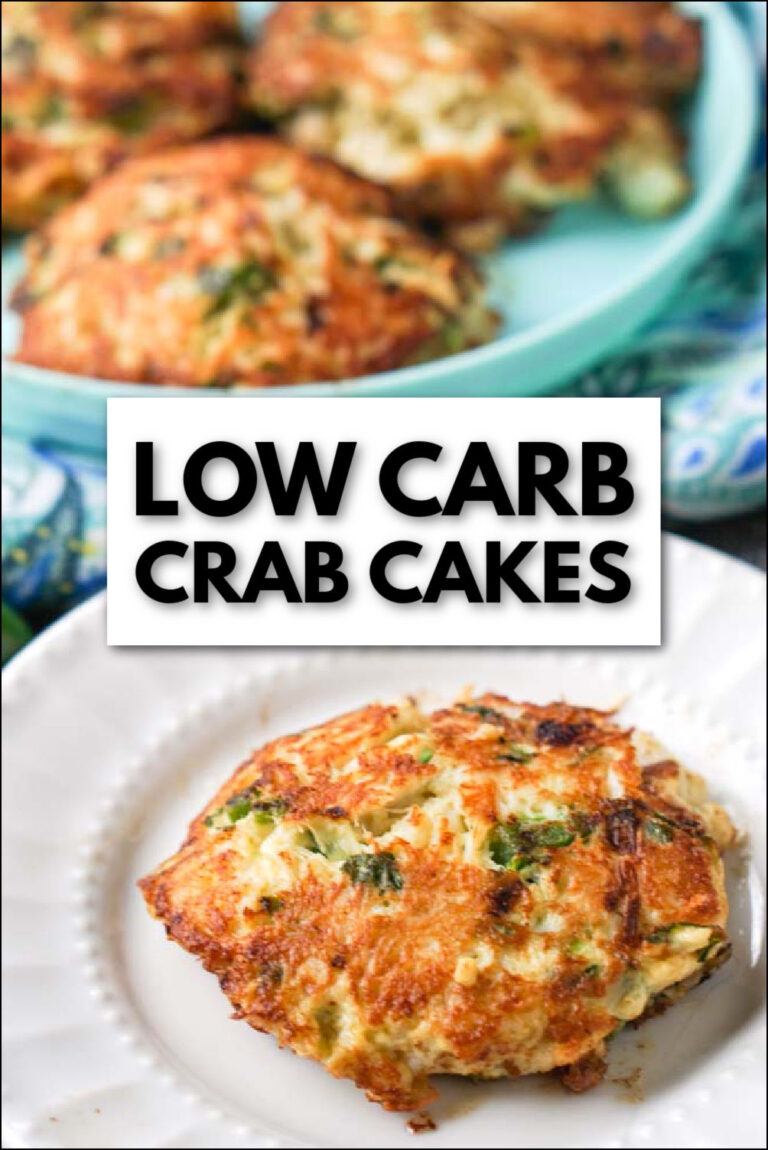 Keto Crab Cakes Recipe - easy low carb seafood dinner in 15 minutes!