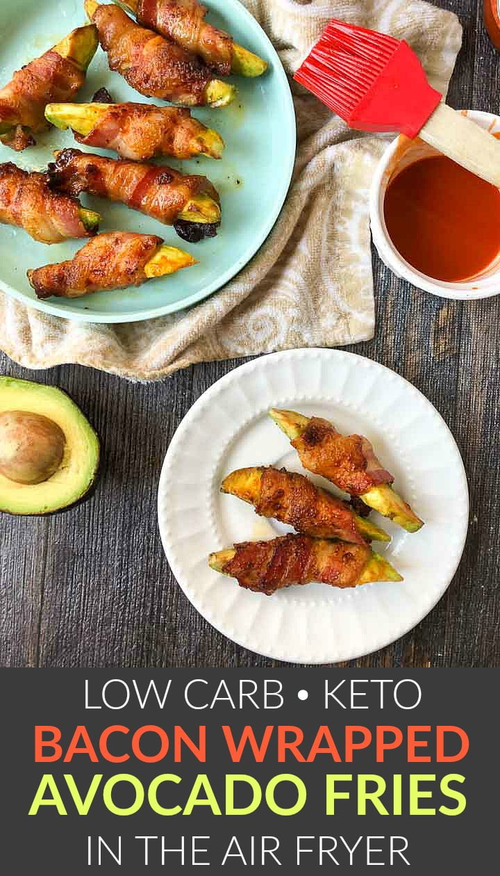 Easy Keto Bacon Wrapped Avocado Fries In The Air Fryer (3 Ingredients
