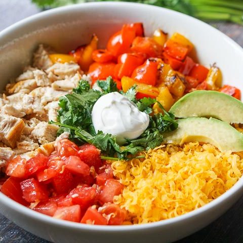 Easy Healthy Keto Burrito Bowl 