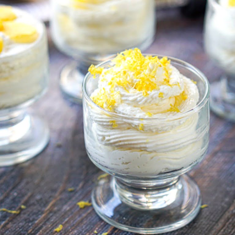 Lemon Keto Cheesecake Mousse | easy, no bake dessert - 3 ingredients