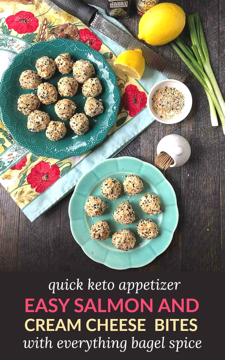 Keto Salmon & Cream Cheese Ball Bites Fun & Easy Low Carb Appetizer