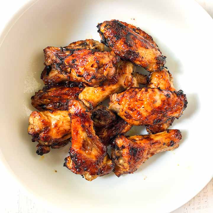 Keto Spicy Asian Wings in the Air Fryer