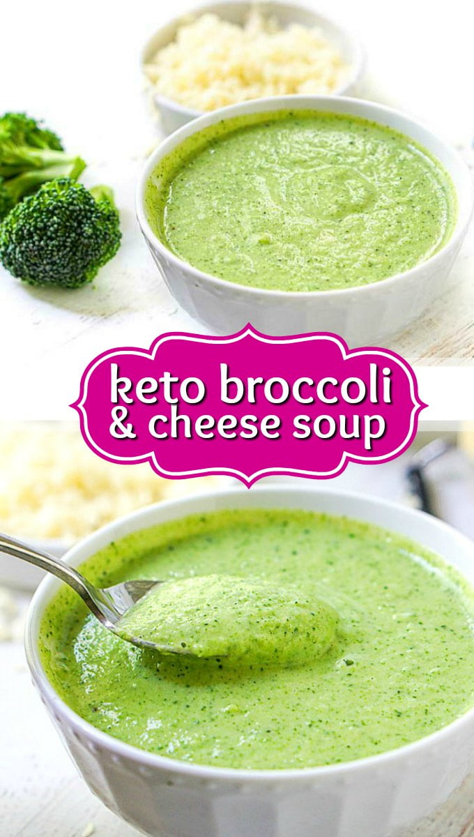 Keto Broccoli Cheese Blender Soup 4 Ingredients, 10 Minutes! My