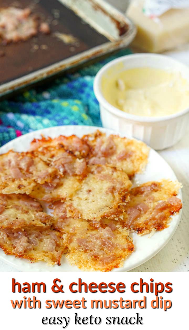 Keto Ham and Cheese Chips with Sweet Mustard Dip My Life Cookbook
