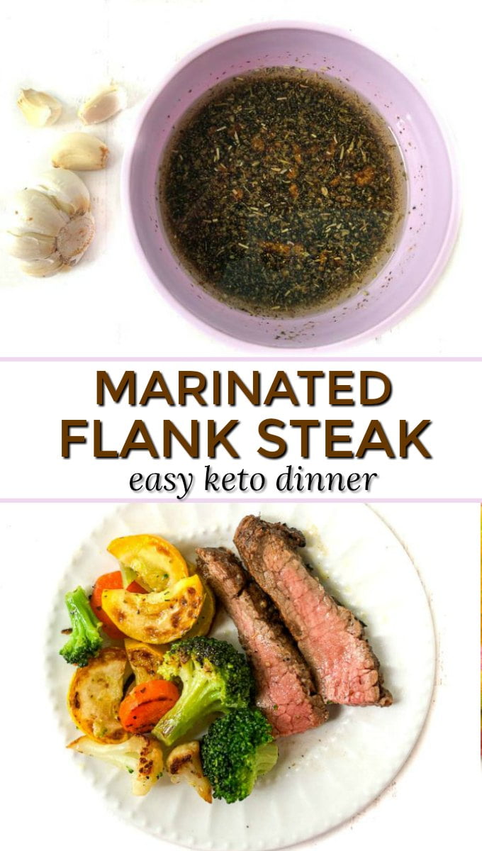 Easy Keto Flank Steak with Garlic & Balsamic Marinade My Life Cookbook