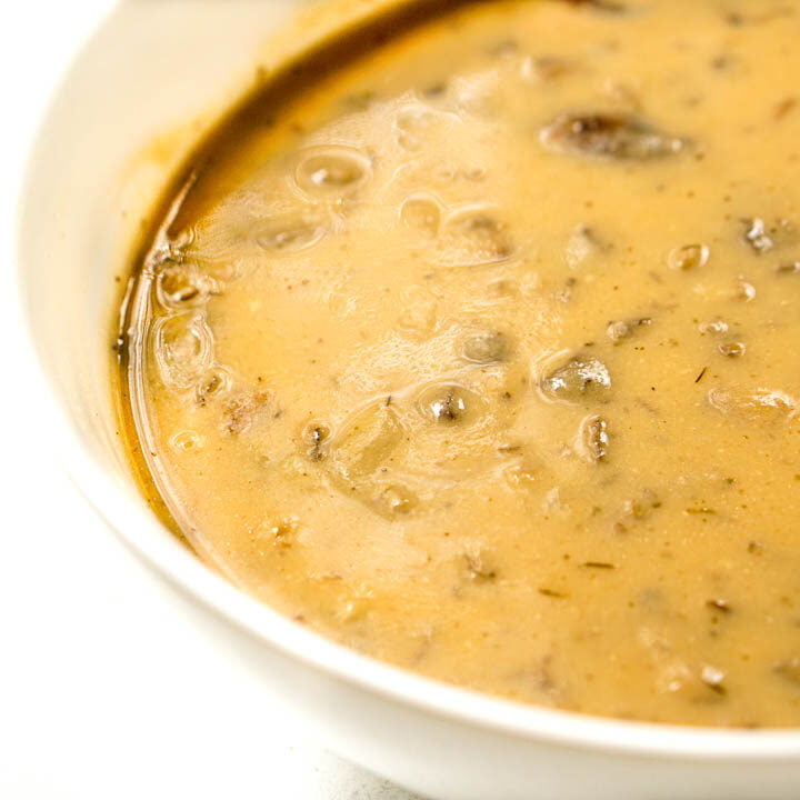Low Carb Cream of Mushroom Soup
