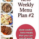 collage of slow cooker meals with text