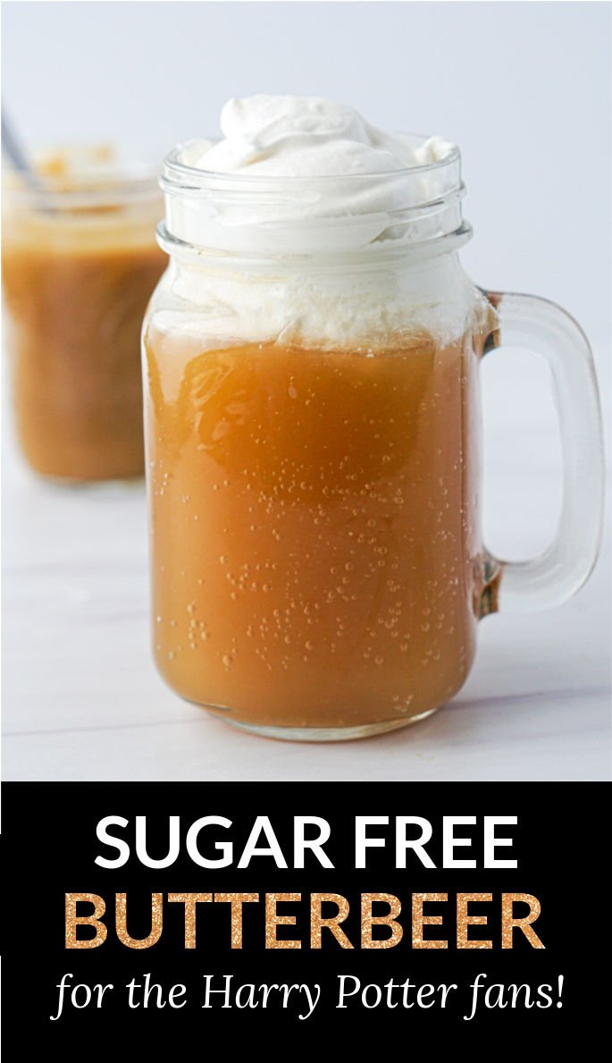 Boozy Keto Butterbeer Recipe tasty sugar free drink even without alcohol!