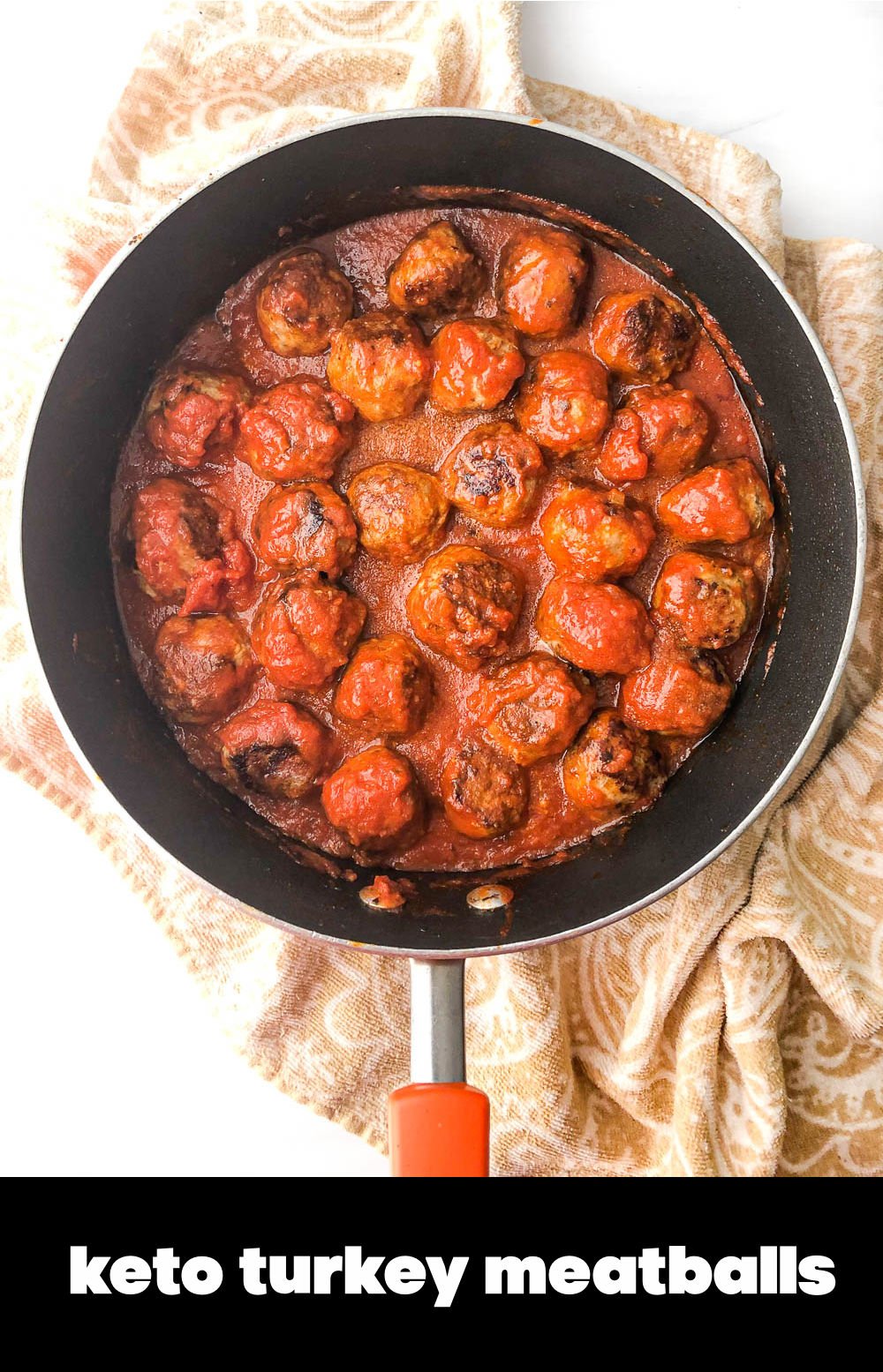 Keto Turkey Meatballs Recipe easy, gluten free, nut free & no pork rinds!