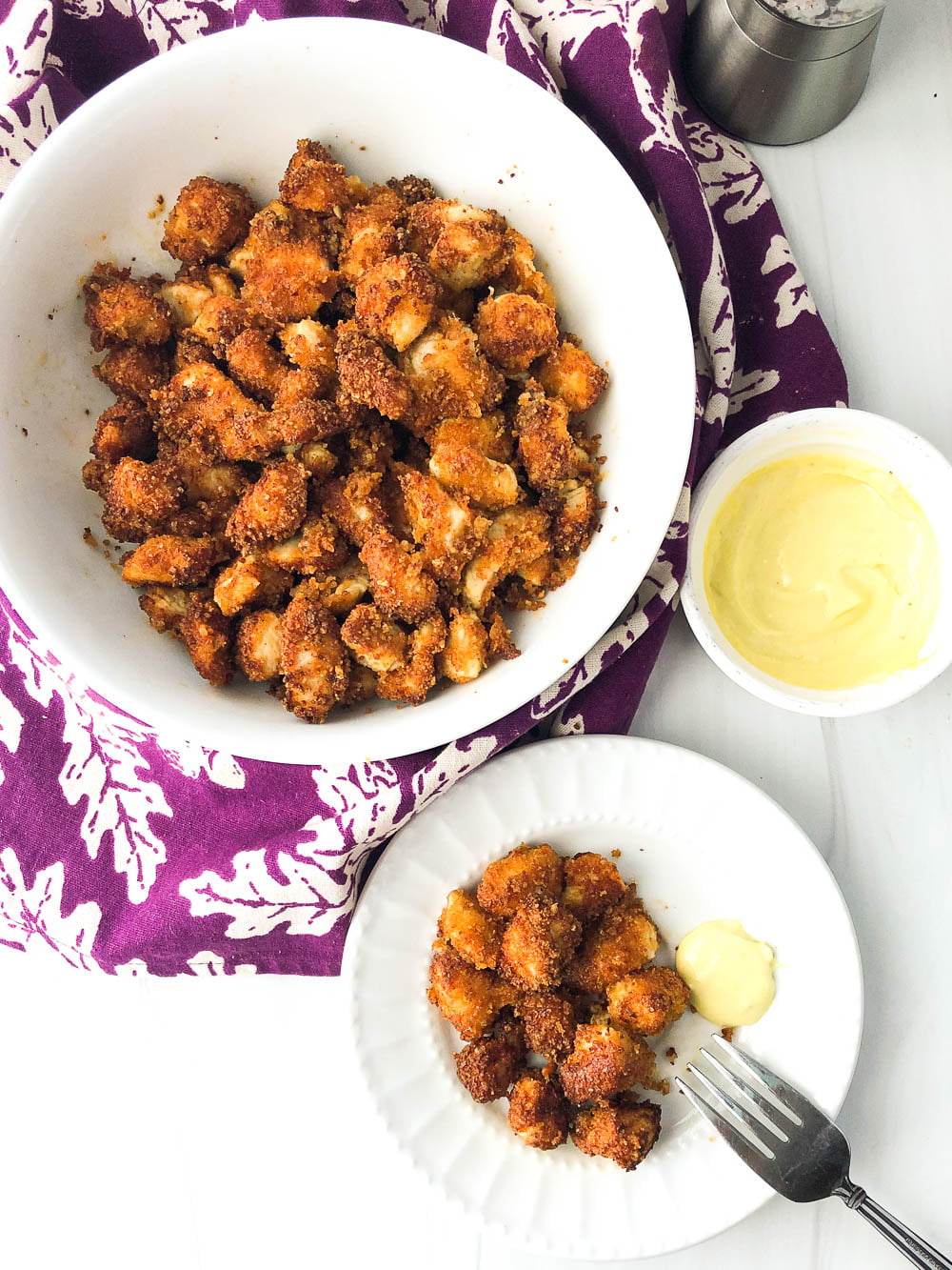 Easy Keto Popcorn Chicken Recipe in the Air Fryer My Life Cookbook