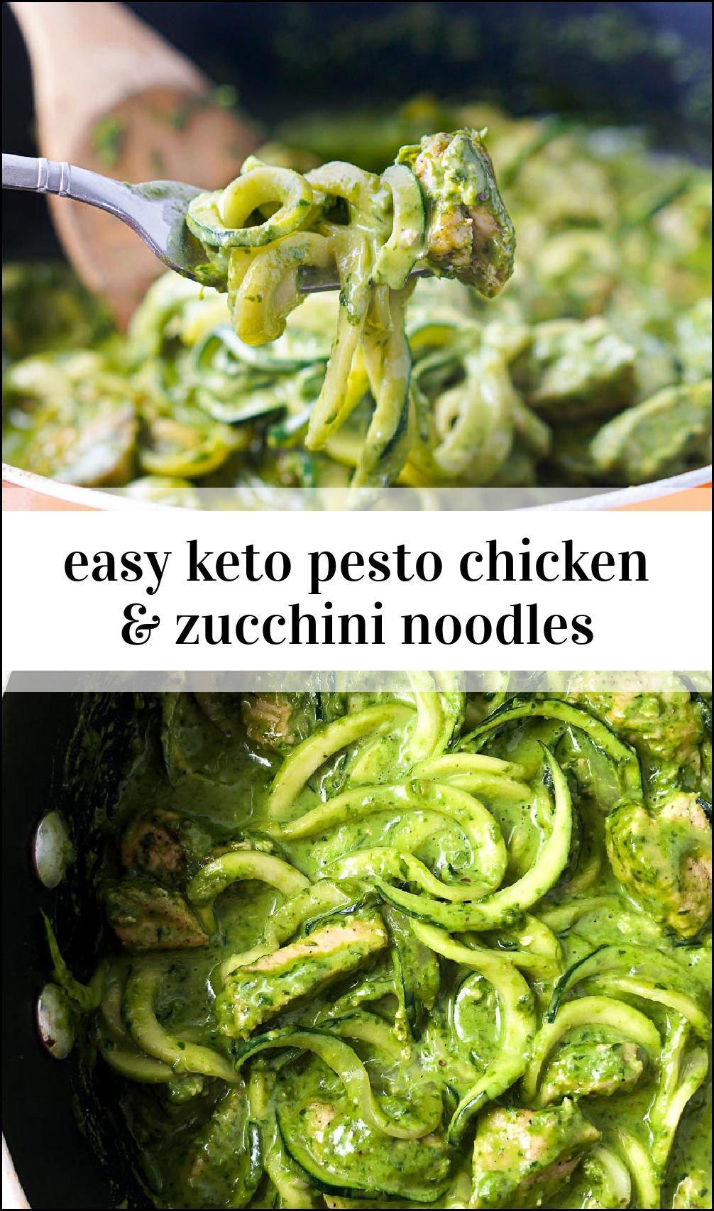 Keto Creamy Pesto Sauce easy recipe without basil or pine nuts!