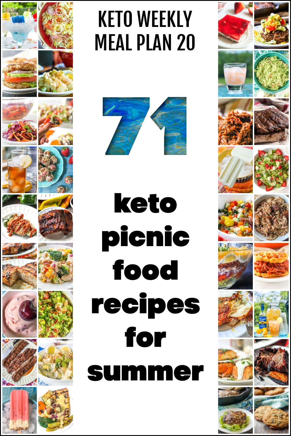 71 Keto Picnic Foods Recipes for Summer Parties salad, dessert, more