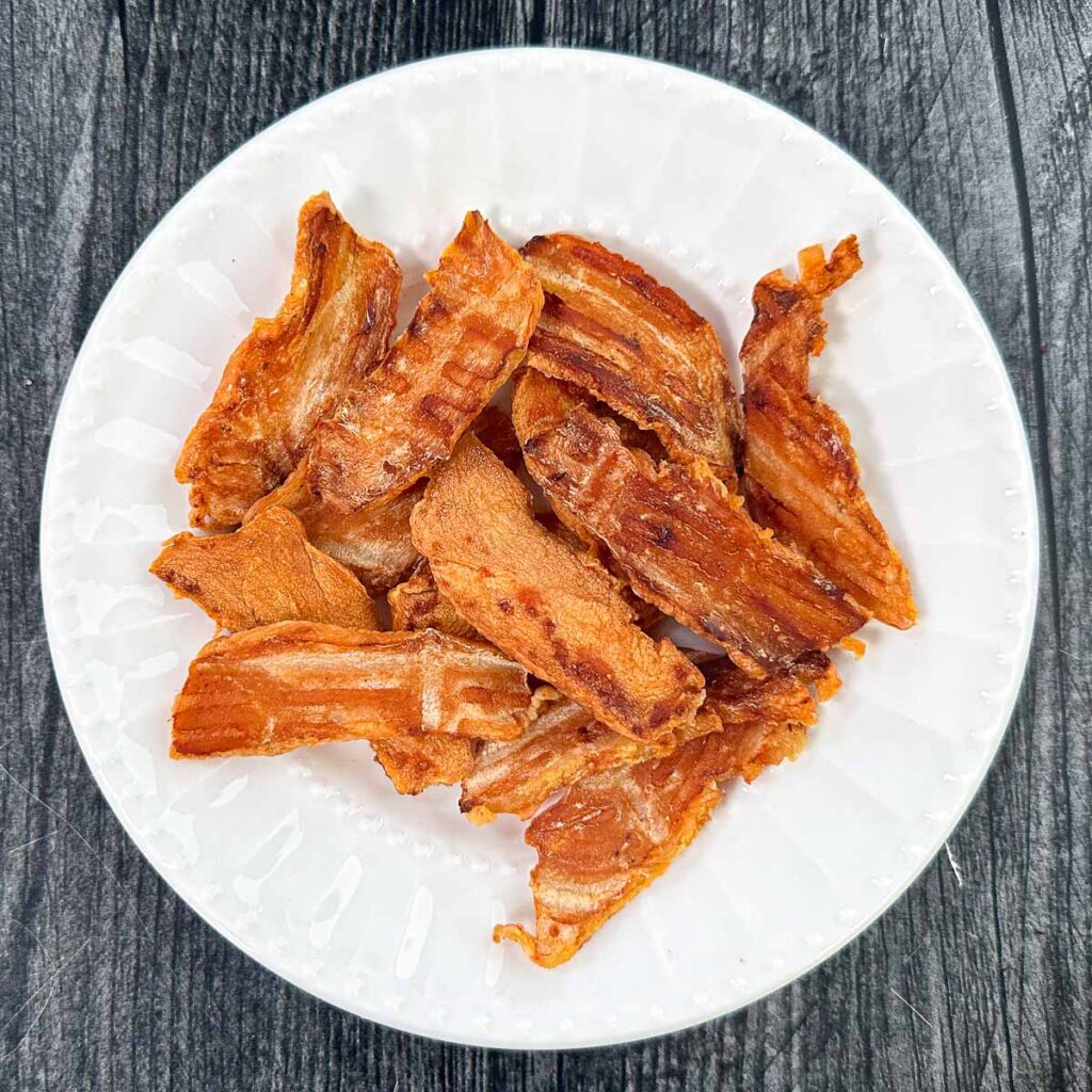 Homemade Chicken Dog Jerky Treats in the Air Fryer healthy dog snacks