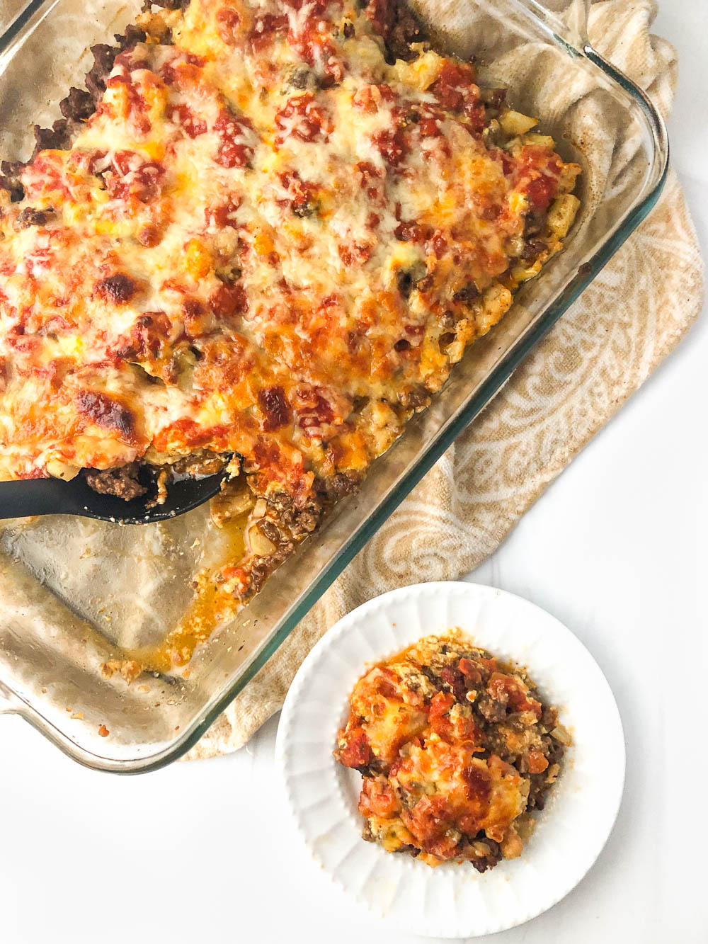 Keto Ground Beef Casserole Recipe easy comfort food with