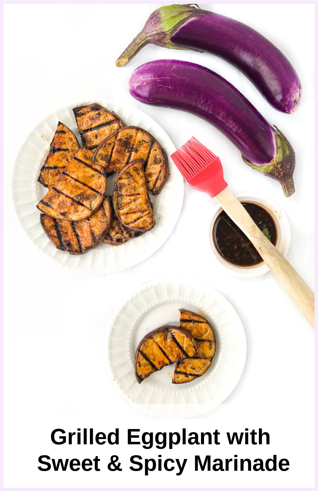 Grilled Marinated Eggplant Recipe easy sweet & spicy eggplant marinade