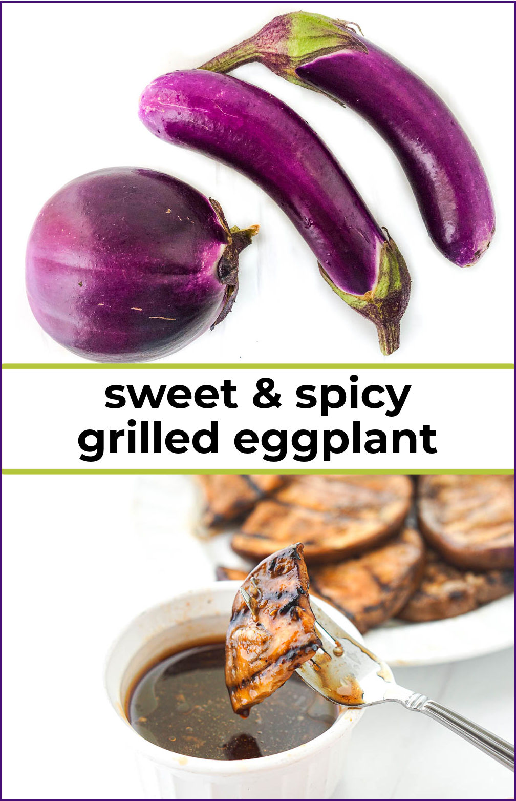 Grilled Marinated Eggplant Recipe easy sweet & spicy eggplant marinade