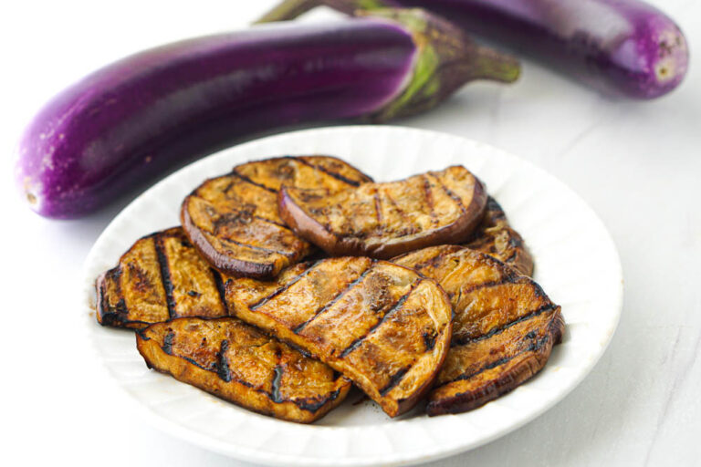 Grilled Marinated Eggplant Recipe easy sweet & spicy eggplant marinade