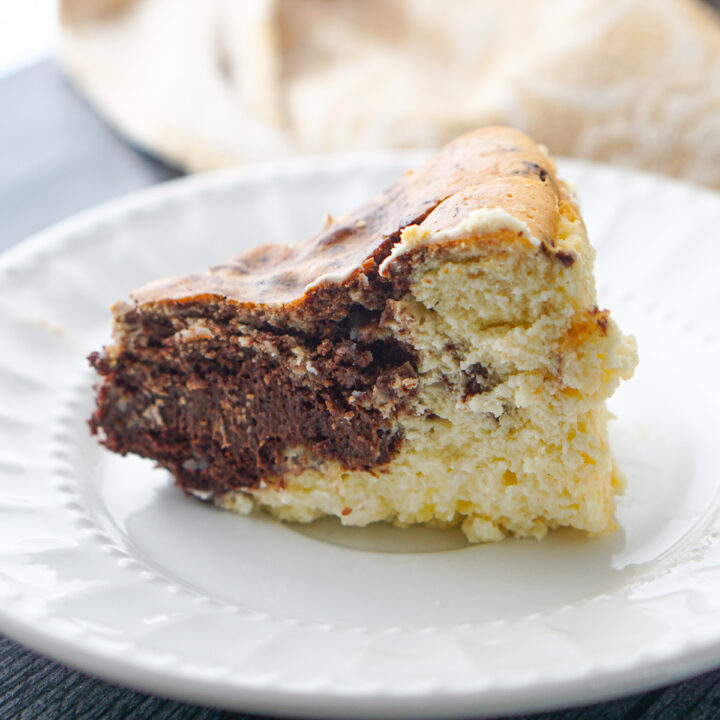 Brownie Batter Keto Air Fryer Cheesecake Recipe