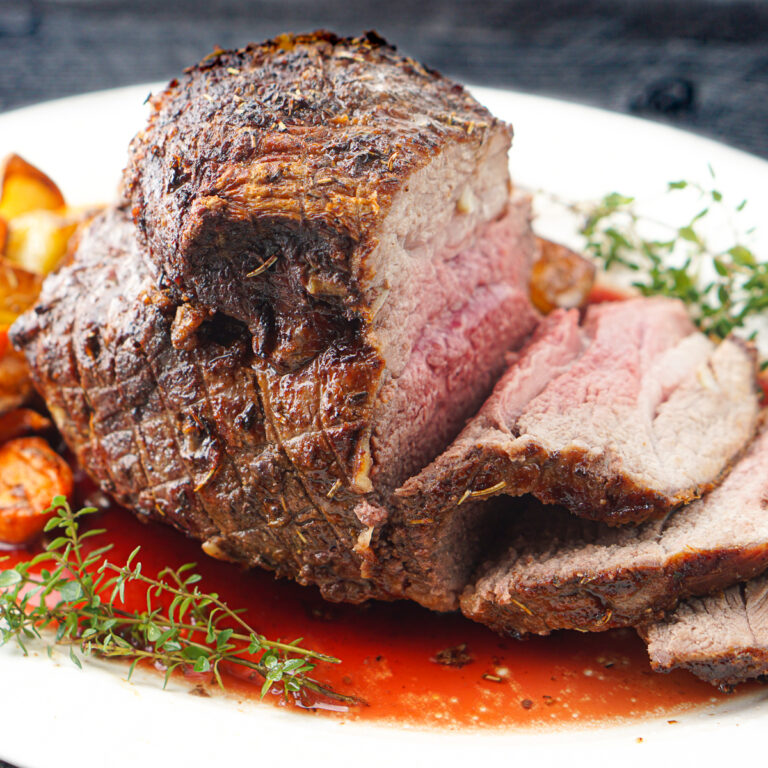 Air Fryer Lamb Roast Recipe garlic & herb leg of lamb in the air fryer