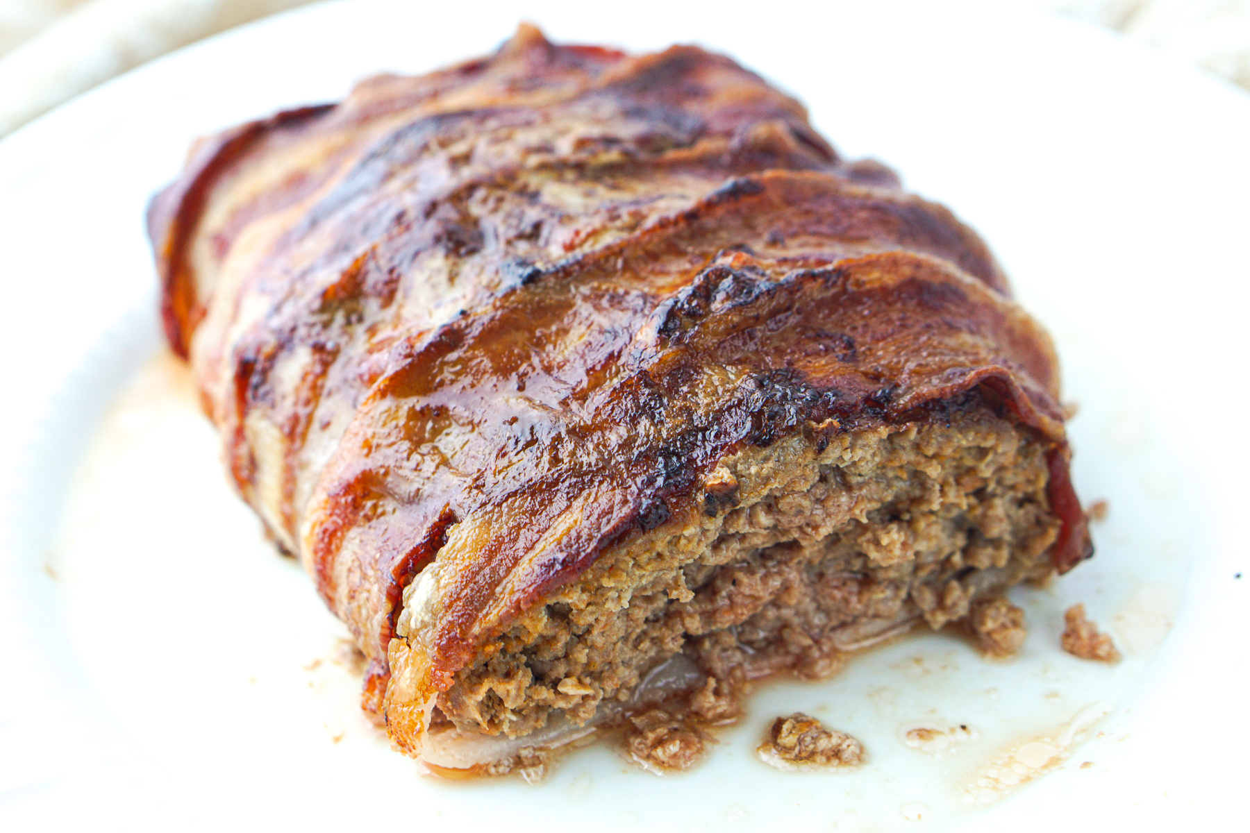 Air Fryer Meatloaf Recipe Easy Keto Bacon Wrapped Meatloaf