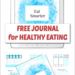 iPad with eat smarter journal and text
