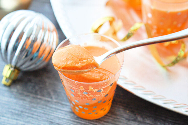 Creamsicle Keto Jello Shots sugar free jello treats for the New Year!