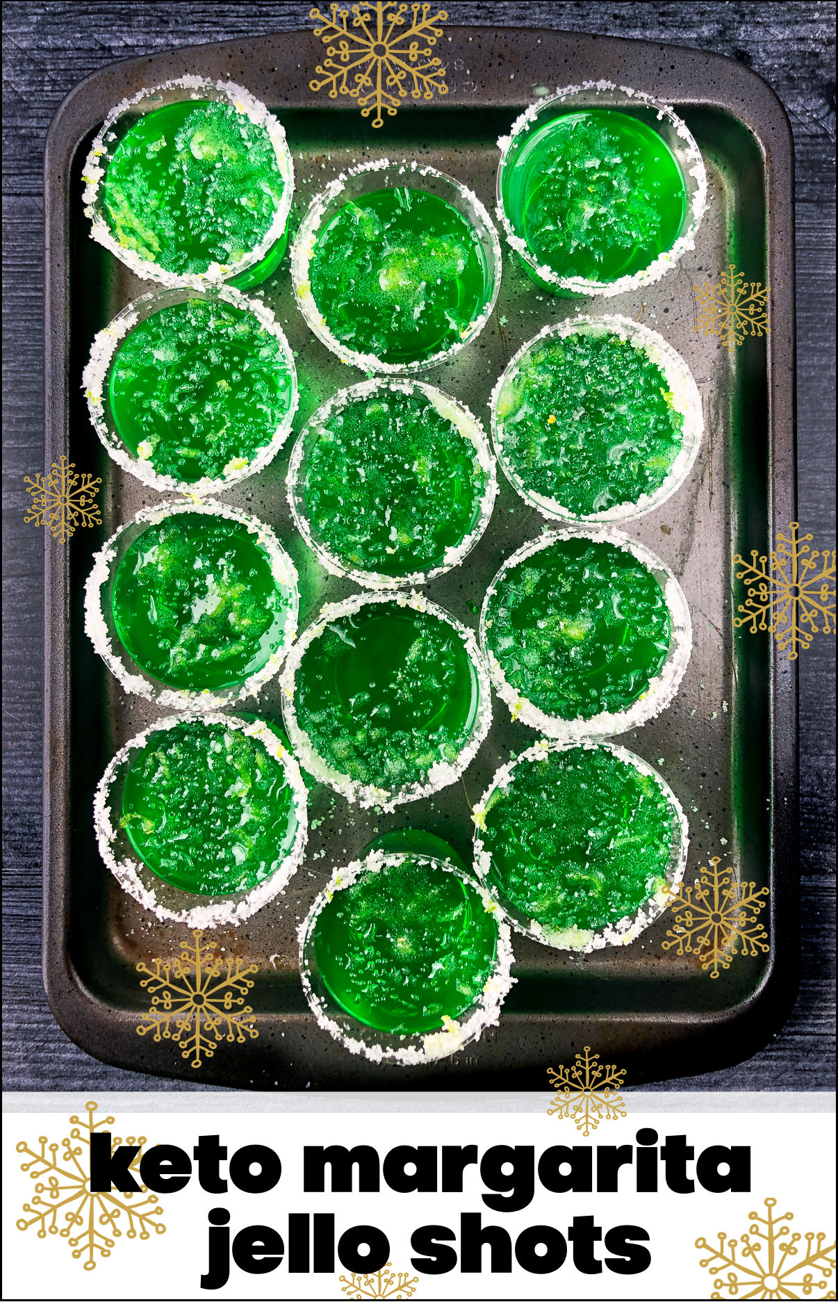 Margarita Sugar Free Jello Shots holiday fun with just 3 ingredients!