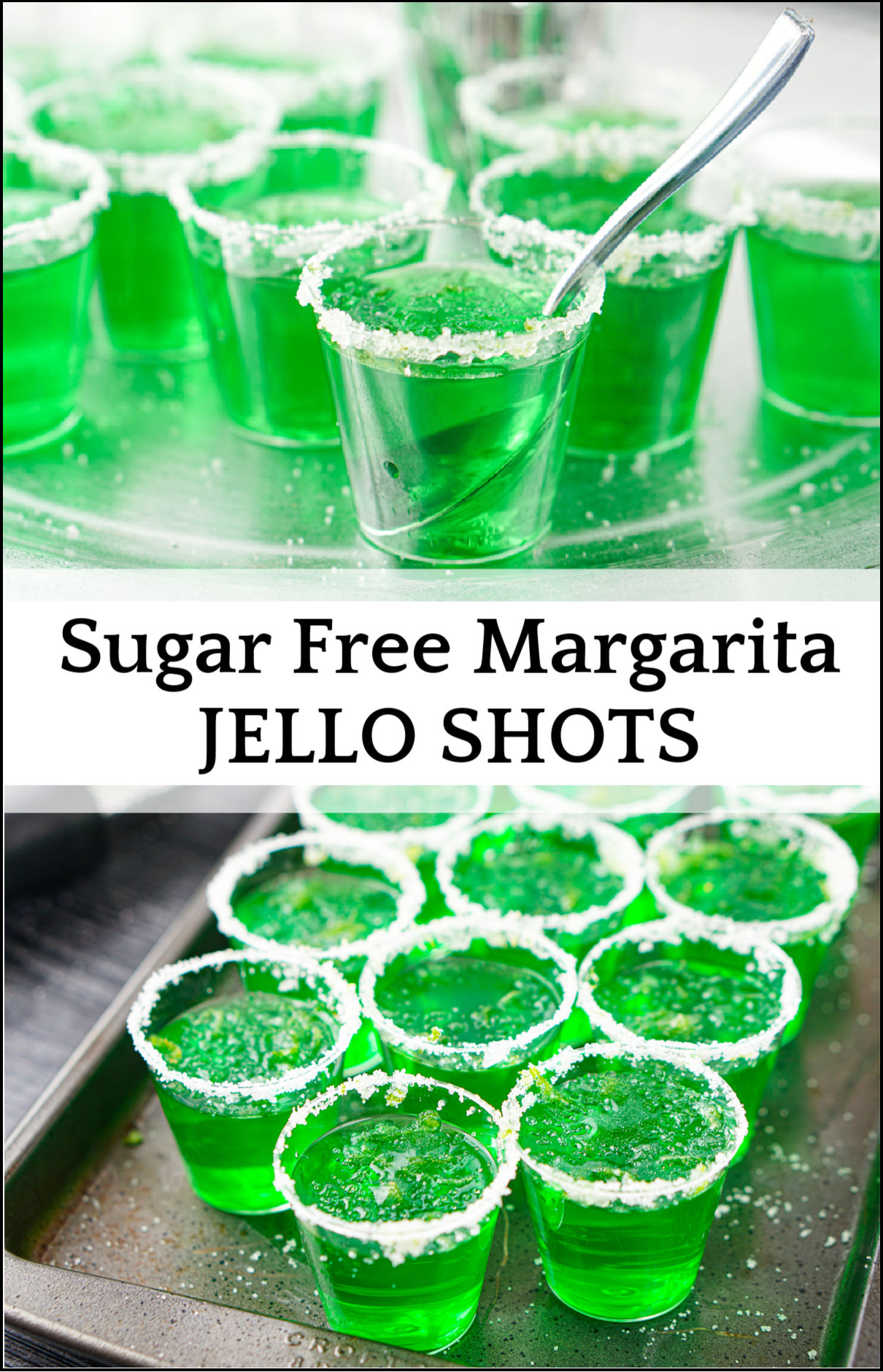 Margarita Sugar Free Jello Shots holiday fun with just 3 ingredients!