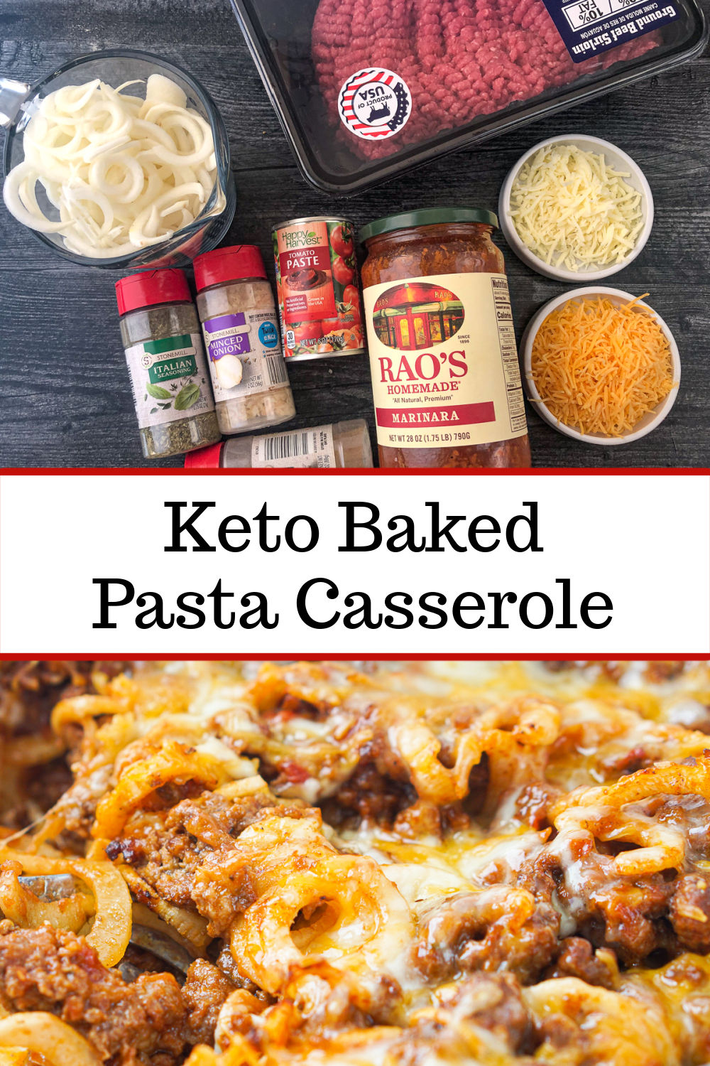 Keto Spaghetti Casserole Recipe easy gluten free baked pasta alternative