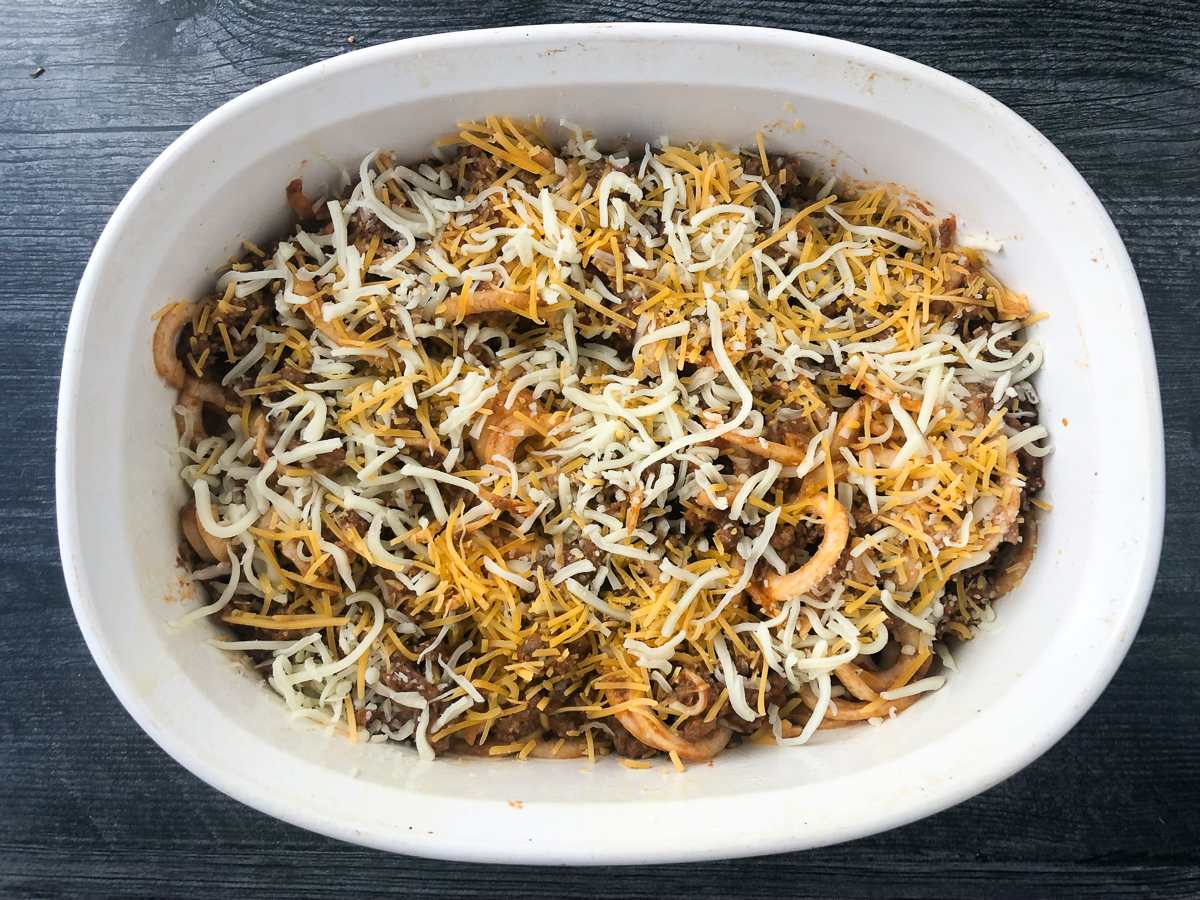 Keto Spaghetti Casserole Recipe easy gluten free baked pasta alternative