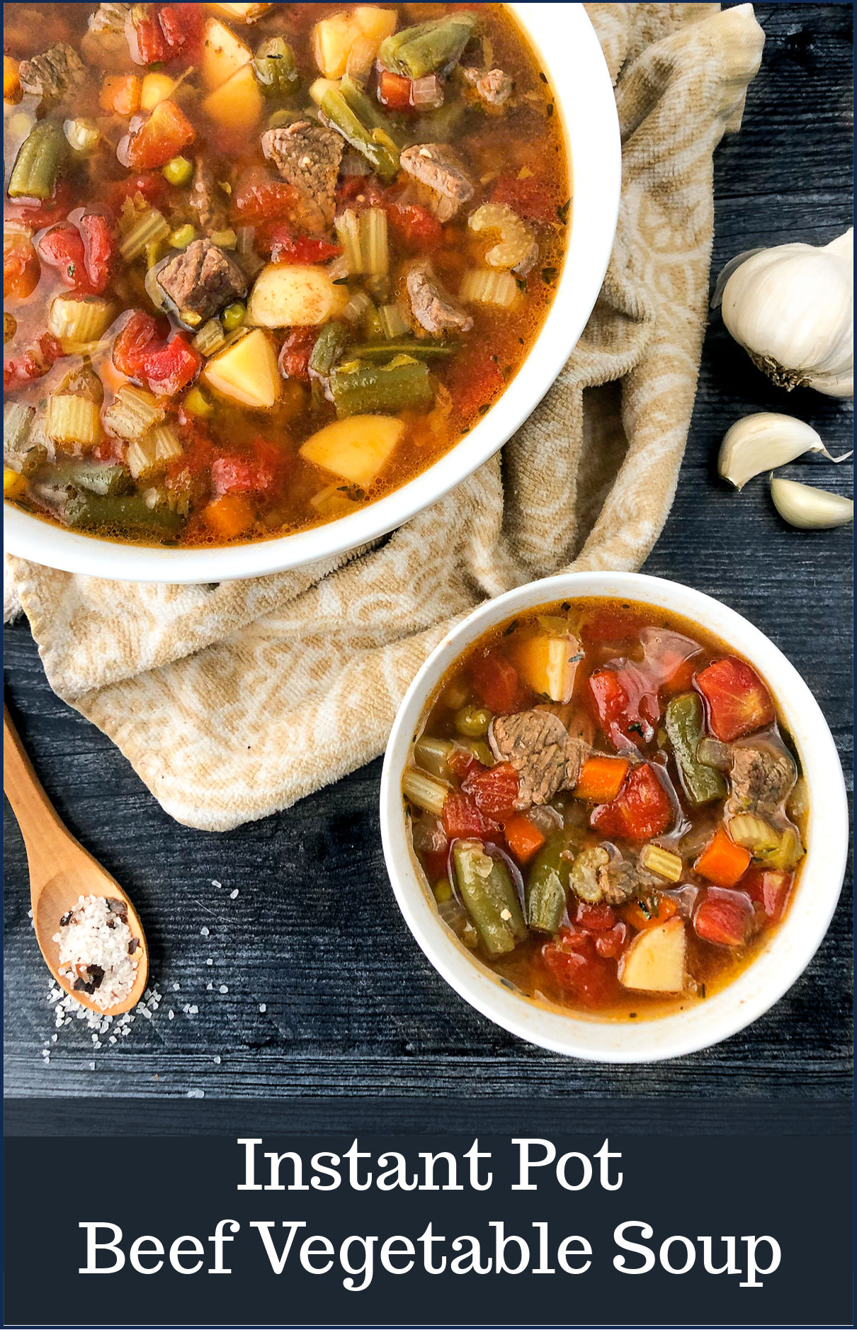 Instant Pot Beef Vegetable Soup Recipe easy and healthy
