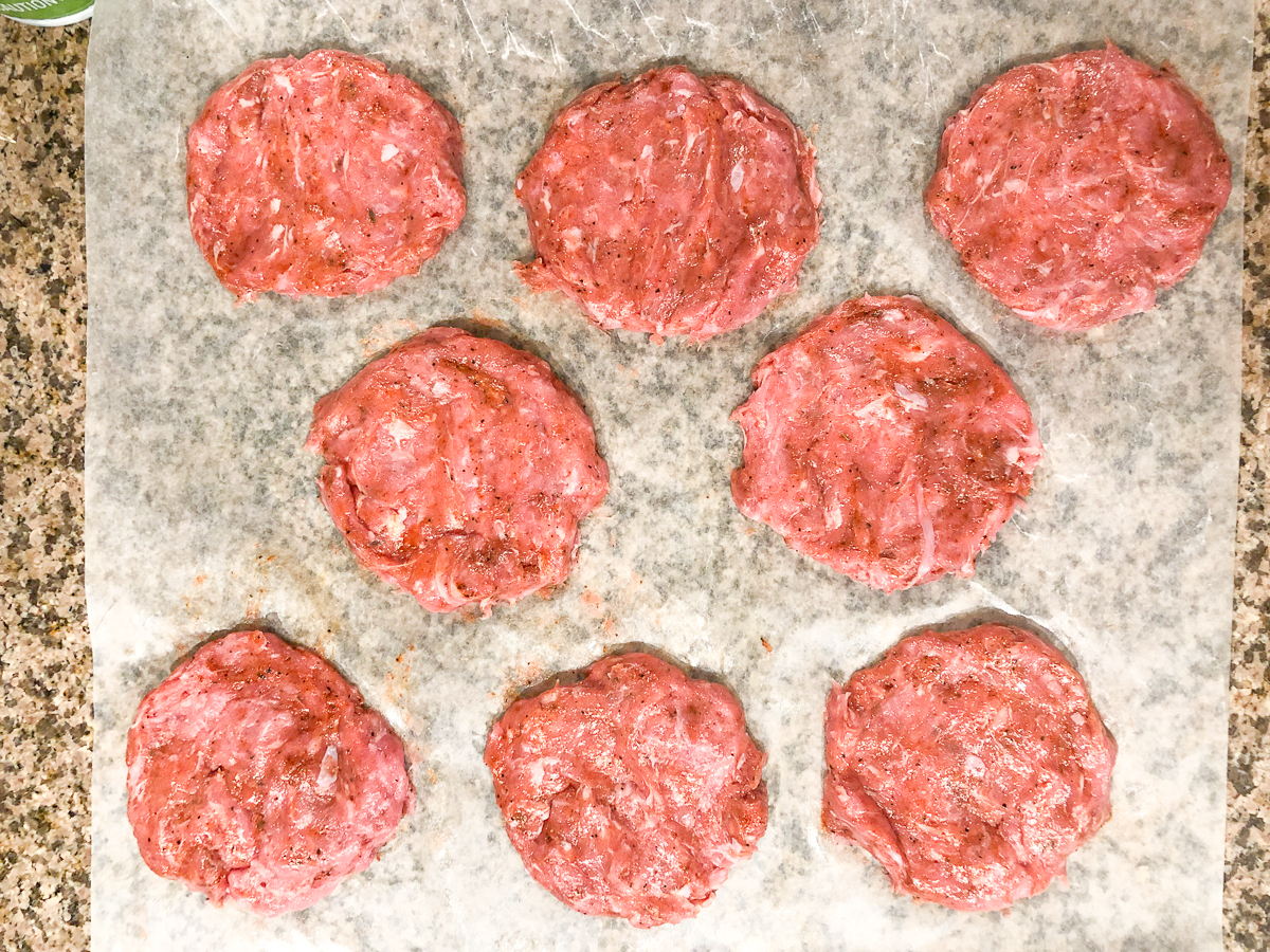 Turkey Sausage Patties Recipe easy, healthy low carb breakfast sausage